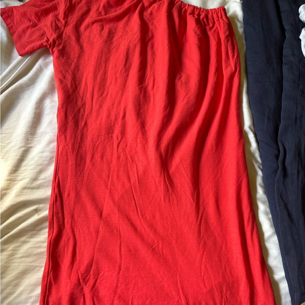 IRO Asymmetrical One-Shoulder Cocktail Dress (Color is Red NOT BLACK) - Picture 7 of 7